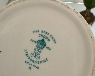 A Variety of Crown Staffordshire Apollo Bone China Pieces. Photo 4 of 4.
