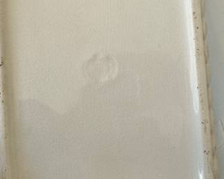 Lidded Square Porcelain Casserole. Photo 2 of 2.