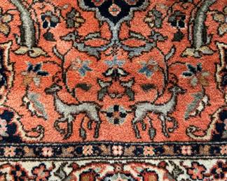 Vintage Persian Rug. Measures 5' x 7'. Photo 4 of 4.
