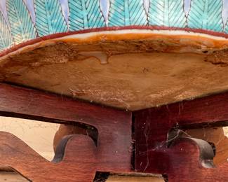 Vintage Chinese Fish Bowl on Stand. Photo 2 of 2.