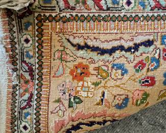 Vintage Persian Wool Rug (Iran). Measures 9' x 12'. Photo 5 of 6.