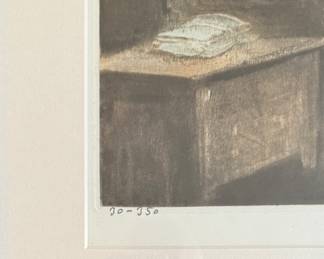 Gaston Hoffmann (French, 1883-1960) Satirical Courtroom Scenes. Signed and Numbered Etchings. Photo 10 of 11.