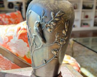 Table Lamp - Vase Turned Light Fixture.