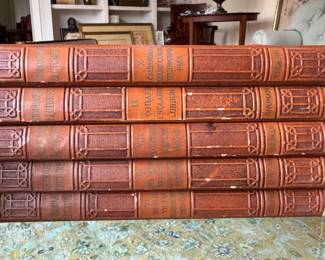 Set of 15 Leather Bound Books: John L. Stoddard's Lectures. Geo. L. Shuman & Co. Photo 2 of 4.