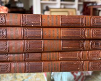 Set of 15 Leather Bound Books: John L. Stoddard's Lectures. Geo. L. Shuman & Co. Photo 1 of 4.