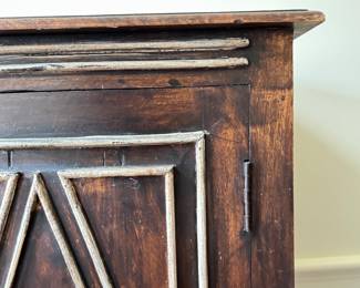 Antique Bar Cabinet. Measures 42” W x 17” D x 48” H. Photo 2 of 3.