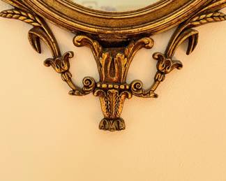 Vintage Ornate Gilt Mirror. Measures 41" W x 21". Photo 3 of 3.