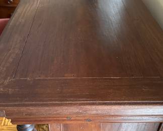 Antique Gothic Revival Small Cabinet. Measures 43” W x 21.5” D x 48” H. Photo 3 of 4.