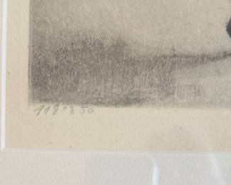 Gaston Hoffmann (French, 1883-1960) Satirical Courtroom Scenes. Signed and Numbered Etchings. Photo 3 of 11.