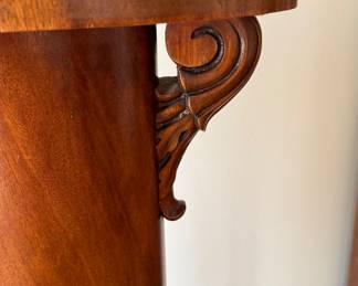 Mahogany Pedestal. Measures 39.5” H. Photo 2 of 2.