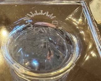 Crystal champagne flutes - William Yeoward