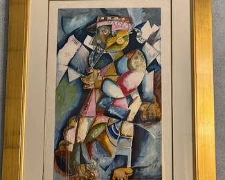 Alexandra Nechita, Lithograph, 'Miss Switzerland'