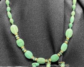 Jadeite Bead DemimParure