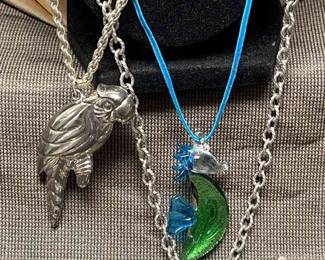 Dichroic Fused Glass Pendant Other Statement Pieces