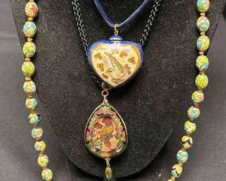 Vintage Cloisonne Jewelry