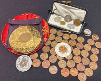 Vintage Casino Chip Monaco, US Coins, Elgin Compact Other