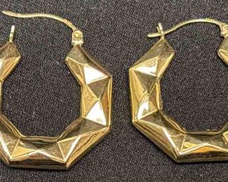 ZZ 14K Stamped Earrings