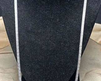 Vior Italy Sterling Opera Length Necklace