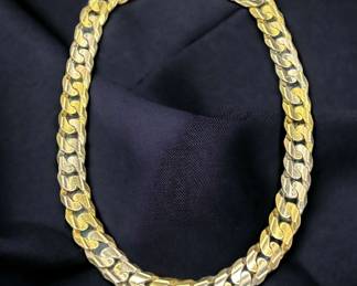 10k417 Stamped Italian Bracelet