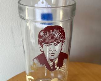 Vintage 1964 Beatles GeorgeHarrison Drinking Glass Tumbler Original
