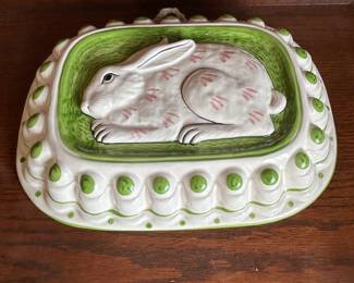 Rabbit Sigma the Tastesetter Ceramic jello mold 