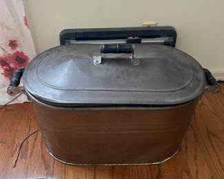 Vintage boiler stainless steel