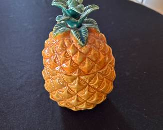 Vintage pineapple ceramic cup