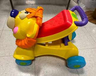 fisher-Price stride to ride lion L4511 developmental toy nine months to three years old, good condition