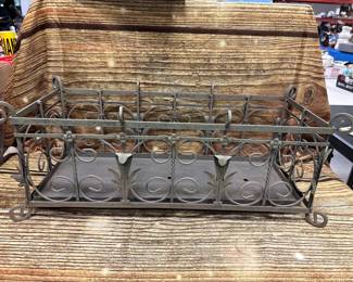 Metal planter/centerpiece decor