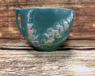 Roseville, USA art pottery fox glove 659-3", small Jardiniere