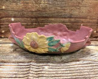 Roseville pottery, peony bowl, USA, 432â10