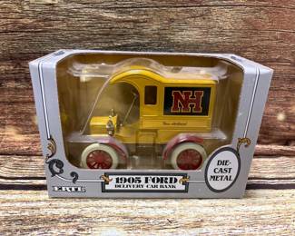 ERTL die cast 1905 Ford delivery car bank, NIB