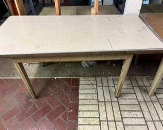 3 metal work tables
