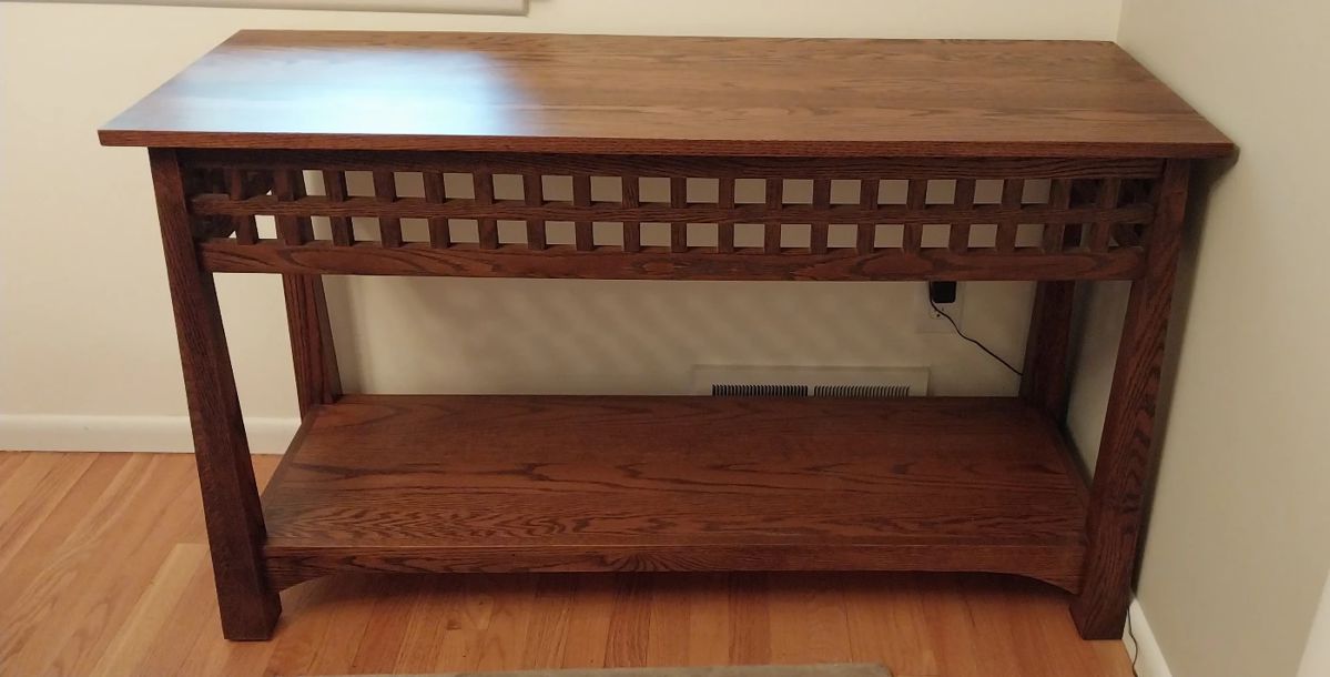 Beautiful solid wood side table