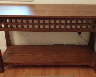 Beautiful solid wood side table