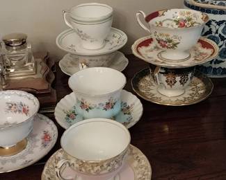 Teacups and saucers