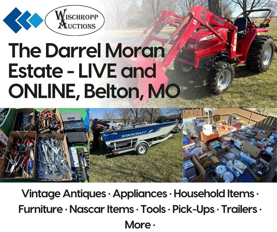 The Darrel Moran Estate in Belton, MO starts on 3/16/2024
