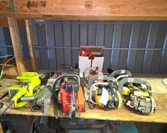 #2032 • (7) Chainsaws
