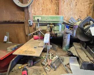 #1034 • Vintage Central Machinery Drill Press
