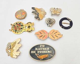 #218 • (9) Belt Buckles
