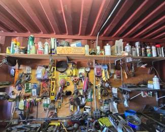 #1510 • Wall and Shelve of Tools
