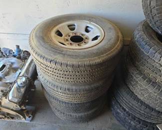 #4502 • (4) Wheels and Tires
