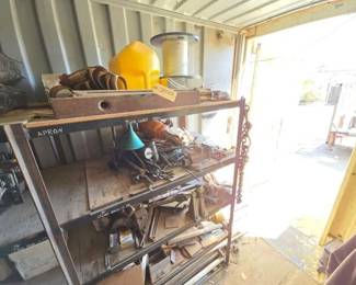 #3522 • (5) Shelves with Tools and Miscellaneous Items
