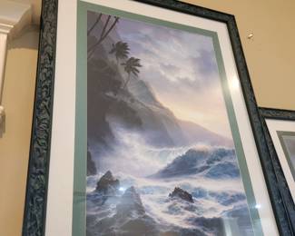 Roy Gonzalez Tabora Hawaiin Signed/ Framed Prints 
