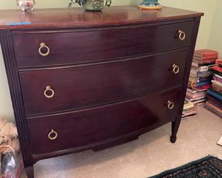 #46	Vintage Wood dresser or chest of 3 drawers. 40"x20"x34"	 $ 120.00 																							
