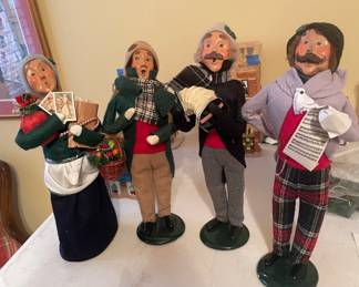 #126	Set of 4 Buyers Choice Carolers (1 as is, pictured)																								