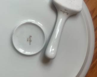 #83	Royal Danube Chinte Cake Plate w/ Server 12.25". Blue Roses. 2pc. 	 $ 30.00 																							