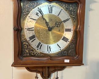 Vintage German wall clock 