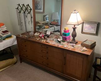 Mid century dresser with mirror