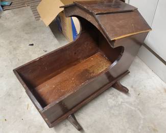 Vintage baby cradle 